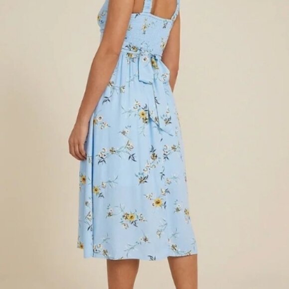 Maurices Bare Floral Dress Sleeveless Sweetheart Midi Reg XL 16/18🆕⌚📦🏃💨🚚 - Picture 4 of 14